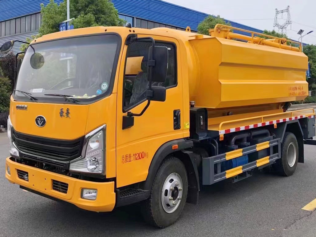 10-Cubic-Meter Sewage Suction Truck