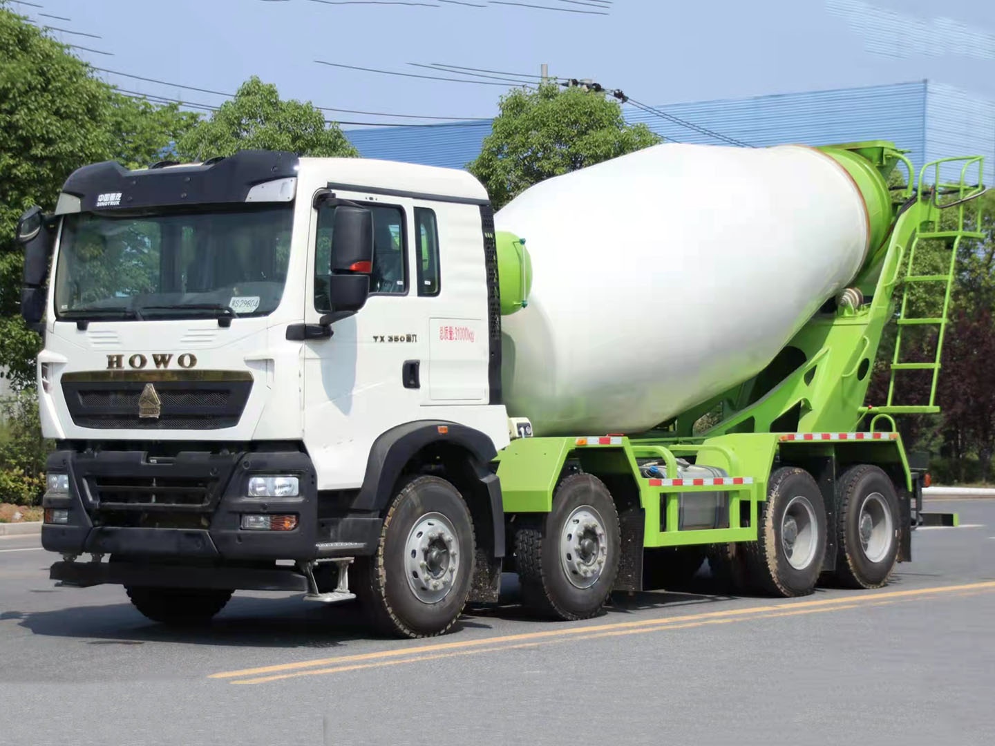 12-Cubic-Meter Concrete Mixer Truck