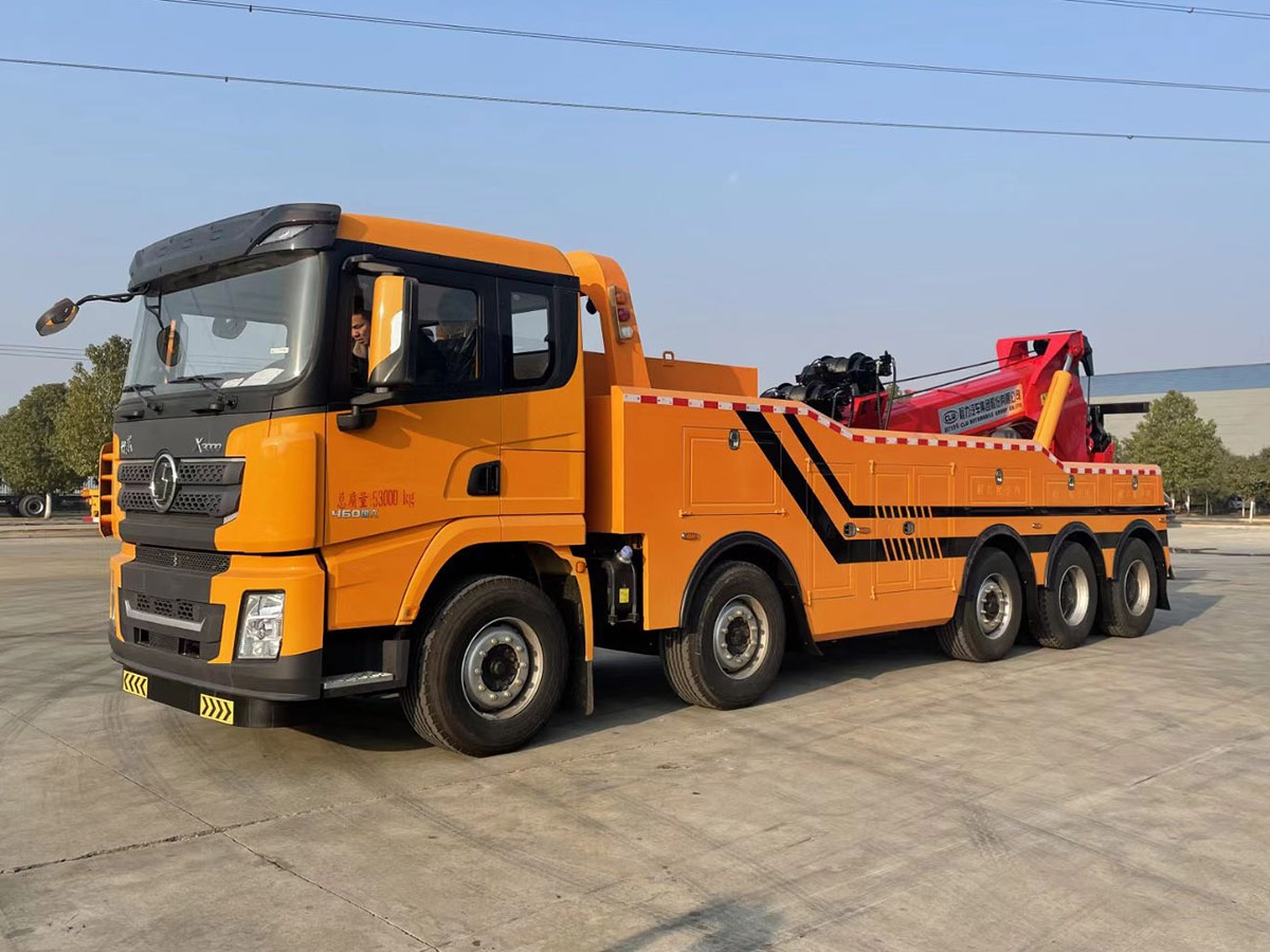 5-axle single-trailer recovery vehicle