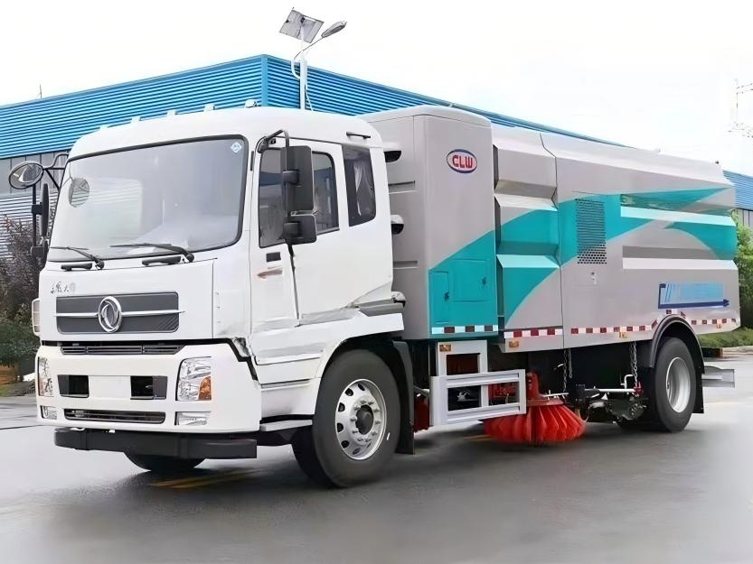 All-electric street sweeper