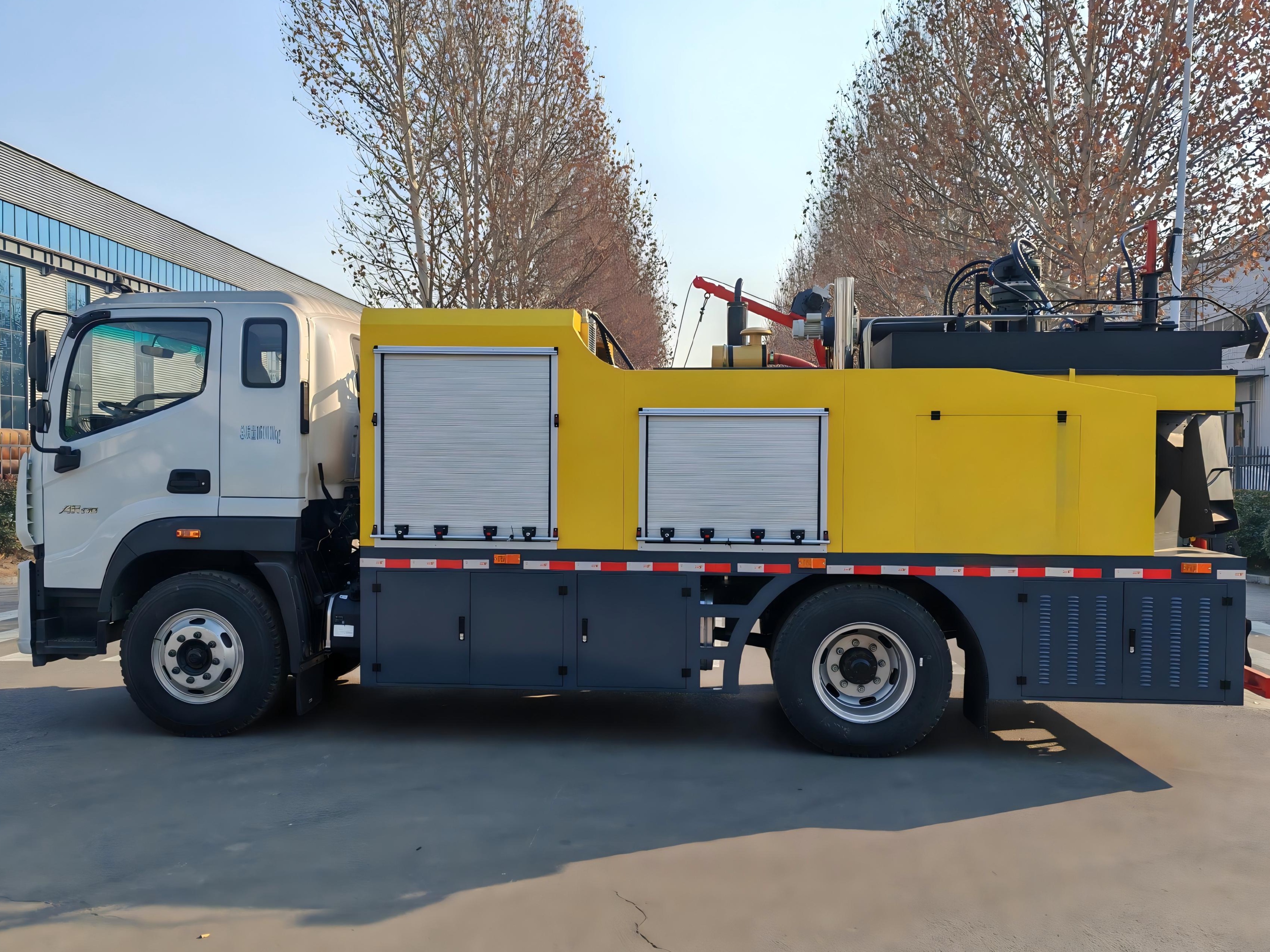 SYL5161TXB6 Single-Drum Asphalt Pavement Hot Recycling and Repair Machine 6